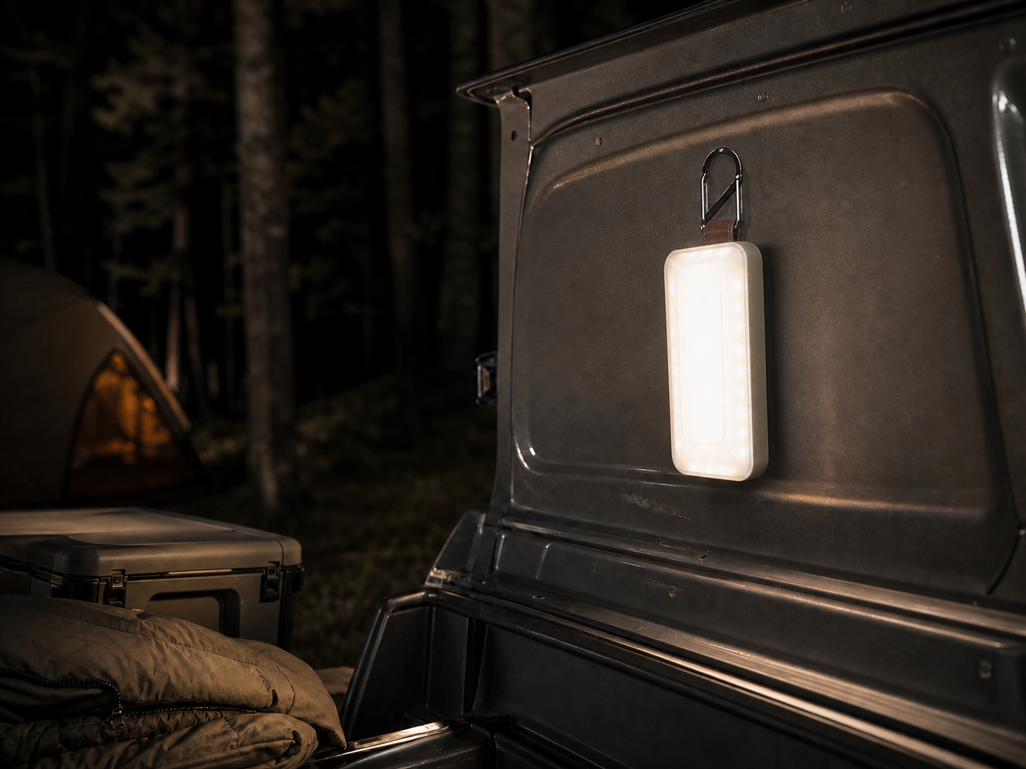 Amber Camping Lantern with Power Bank